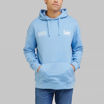 Lee LOOSE LOGO Hoodie PREP BLUE LL17FTA29