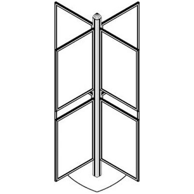 A-Z Reklama CZ Freestand stojan 4 x slide in rám na plakáty B2