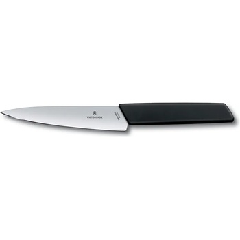 Victorinox Универсален нож SWISS MODERN 15 см, черен, Victorinox (VN6901315B)