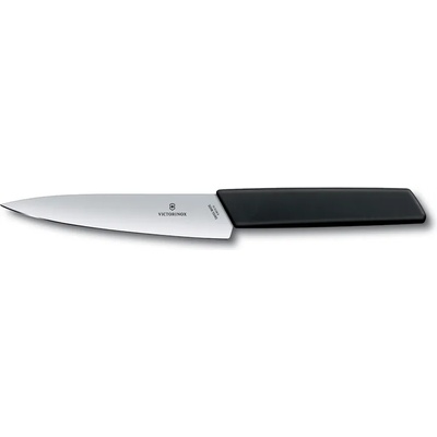 Victorinox Универсален нож SWISS MODERN 15 см, черен, Victorinox (VN6901315B)