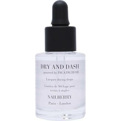 Nailberry Lak na nehty Suché a pomlčkové kapky zasychání laku 11 ml(41 545,00 Kč / 1 l)