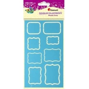 TITANUM Plastic template 105x180mm mix frame