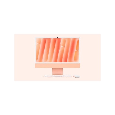 Apple iMac 24" Retina 4.5K Display с Apple M4 с 8-Core CPU, 8-Core GPU, 16GB RAM, 256GB SSD - Orange, Intl. Engl. клавиатура (SSD: 1TB SSD storage) (z1e8_imac24-ssd-1tb-448)