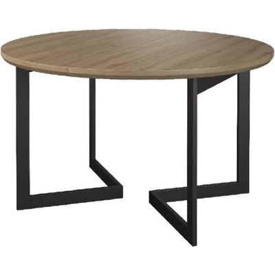 Разтегателна кръгла маса 120-220 Gintaro - масив (table-120-220/krugla/Gintaro/Mebin/Pl)