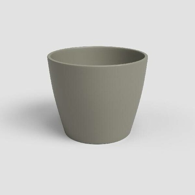Artevasi Květináč NÚBIA 17cm keramika šedá TAUPE