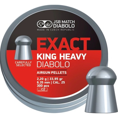 Diabolky JSB Exact King 2,20 g 6,35 mm 300 ks