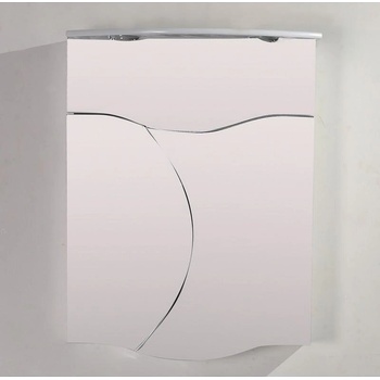 Inter Ceramic Огледален PVC шкаф ICMC 8560 UP, 60x15x80см (8560 UP)