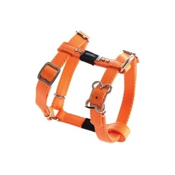 Rogz Luna M- Елегантен нагръдник за кучета с вратна обиколка от 37 до 64 см и гръдна 40 до 70 см. оранжев