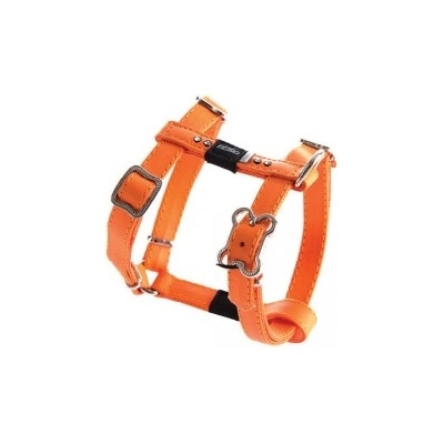 Rogz Luna M- Елегантен нагръдник за кучета с вратна обиколка от 37 до 64 см и гръдна 40 до 70 см. оранжев