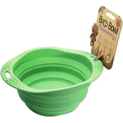 Beco Pets Сгъваема купа BecoBowl EKO Travel зелена, M