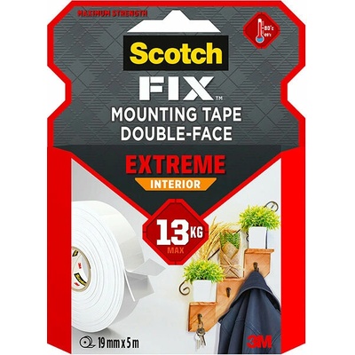 3M Scotch Fix Obojstranná extrémna interiérová montážna páska 19 mm × 5 m PGS05-1950-P