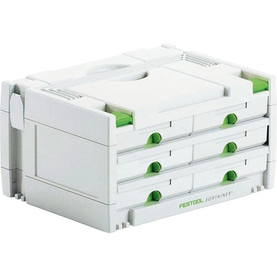 Festool Systainer sortainer SYS 3-Sort 6 zásuvek
