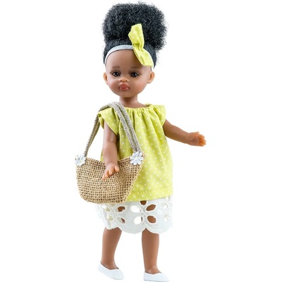 Paola Reina Кукла Paola Reina Mini Amigas - Ноа, със зелена рокля, 21 cm (02110)