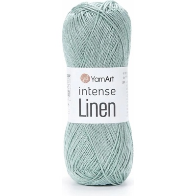 Pletací příze YarnArt INTENSE LINEN 4122 světle mintová, letní, 50g/175m – Zboží Mobilmania