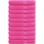 vidaXL Премиум кърпи SOLUND 10 бр розови 100x200 см 600 gsm (137535)