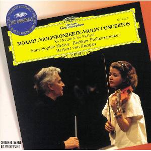Universal Mutter, Berliner Philharmoniker, Karajan: Mozart: Violin Concertos Nos. 3 & 5 - CD (059058)