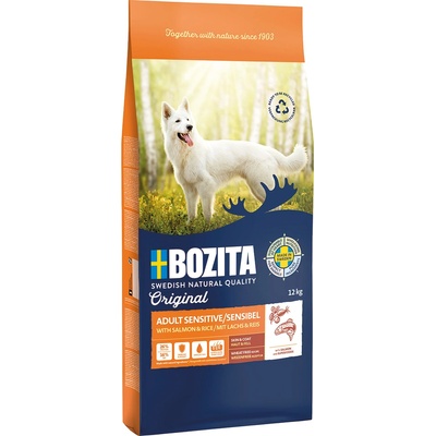 Bozita 2х12кг Adult Sensitive Skin & Coat Original Bozita, суха храна за кучета