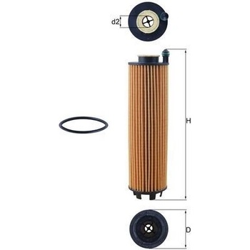Olejový filter MAHLE OX 1301D