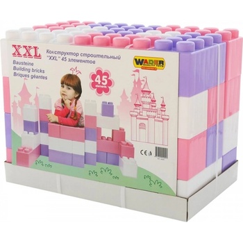 Wader veľké kocky XXL 24 ružová