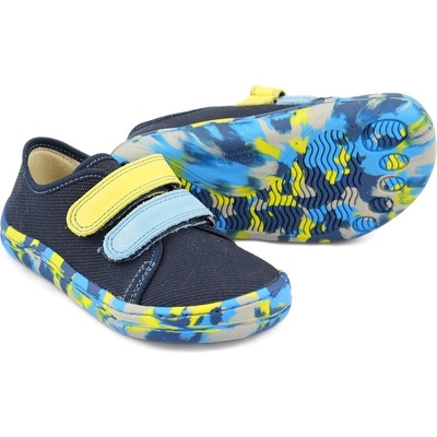 Froddo detské tenisky Barefoot Canvas Multicolor Blue+
