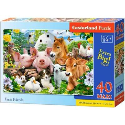 CASTORLAND Přátelé ze statku MAXI 40 dílků