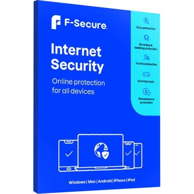 F-Secure Internet Security 5 lic. 1 rok (FCFYBR1N005E1)