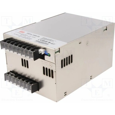 MEAN WELL PSPA-1000-24 Napájecí zdroj: spínaný; k vestavbě,modulový; 1000W; 24VDC; 42A