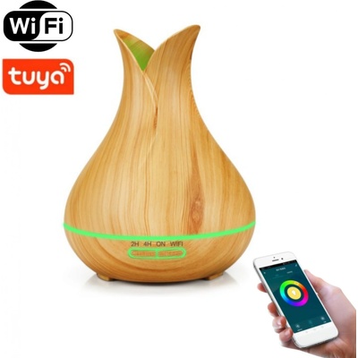 BOT Smart aroma difuzér B5 světle hnědé dřevo 400 ml
