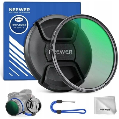 Neewer CPL HD polarizační filtr 72mm s krytkou objektivu