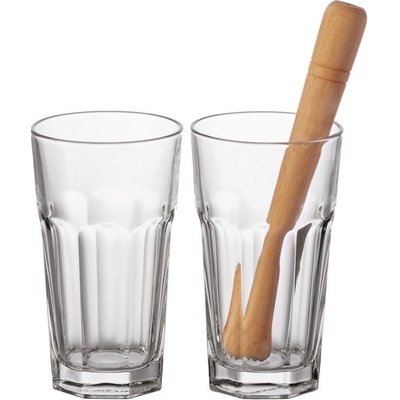 Leonardo Sklenice s paličkou ROCK 3 x 540 ml