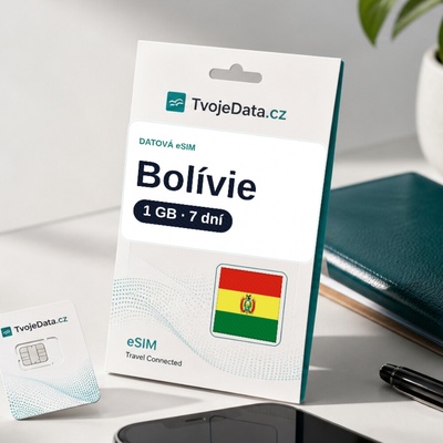 eSIM Bolívie 1 GB / 7 dní