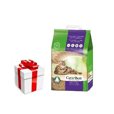 JRS Cats Best Nature Gold - stelivo pro dlouhosrsté kočky 20l / 10kg + Překvapení pro kočku