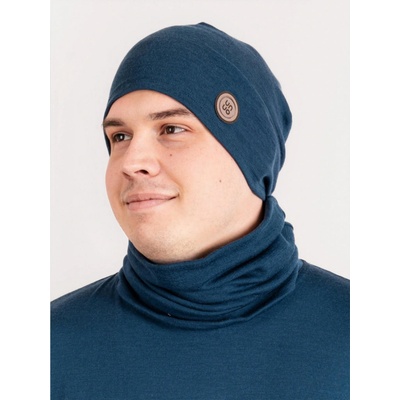 Unuo pánská merino čepice Homeless petrolejová