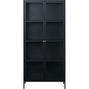 Unique Furniture Черна метална витрина 90x190 cm Carmel - Unique Furniture (42040600)