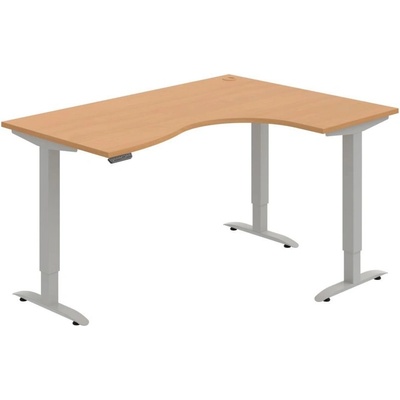OFFICE PRO s.r.o. HOBIS trigon elektr.staviteľný stôl pamäť.ovlád. - MST 2M 2005 L, buk
