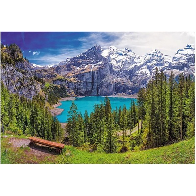 Trefl - Puzzle Oeschinensee, Alps, Switzerland - 1 500 piese