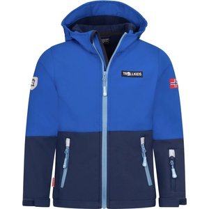 TROLLKIDS Детско софтшел яке Trollkids Kid's Skjorta Jacket Softshell jacket - Royal Blue / Navy - размер 122 (EU) (703-6162-0816)