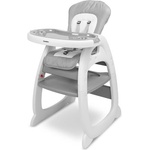 Caretero Столче За Хранене 2в1 + Маса Homee Grey Caretero (TERO-7571)