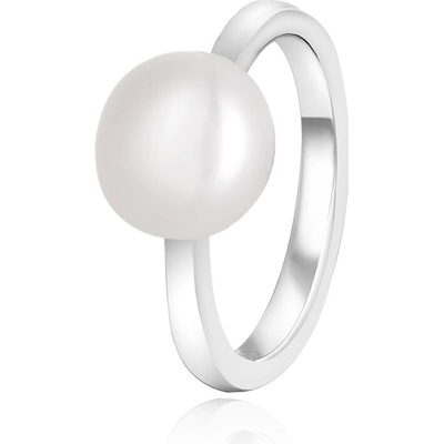 Agato stříbrný prsten s perlou AGG29