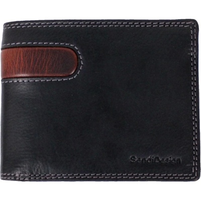 Sendi Design pánska kožená peňaženka D 2666 RFID čierna