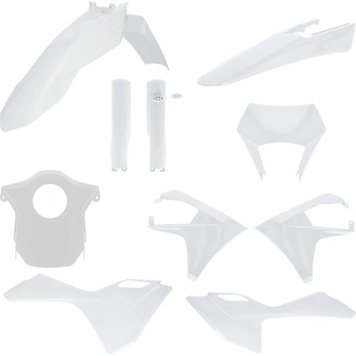 Acerbis sada plastov pre GAS GAS EC125 24-25 EC250 24-25 EC300 24-26 EC250F 24-26 EC350F 24-26 EC450f 24-26 EC500F 24-26 biela