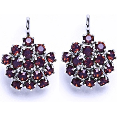 Čištín s krystaly Swarovski květy Cyclamen Opal NK 1342