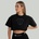 GymBeam STRIX Дамски кроп топ Washed Black S