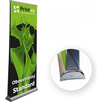 Print.cz Oboustranný reklamní Roll Up banner Standard, 100x200 cm