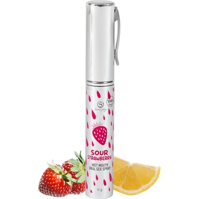 Secret Play Wet Mouth Oral Sex Spray Sour Strawberry 11g