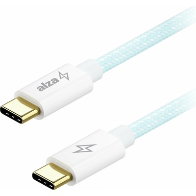 AlzaPower APW-CBTC2001CL CompactCore USB-C to USB-C 2.0, 100 W, 1m, světlemodrý