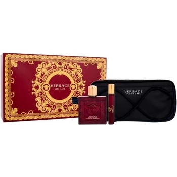 Versace Eros Flame EDP 100 ml + EDP 10 ml + kozmetická taška darčeková sada