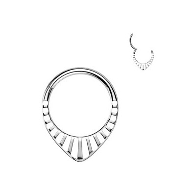 Šperky4U Piercing segment kruh TITAN TIT1637-1210