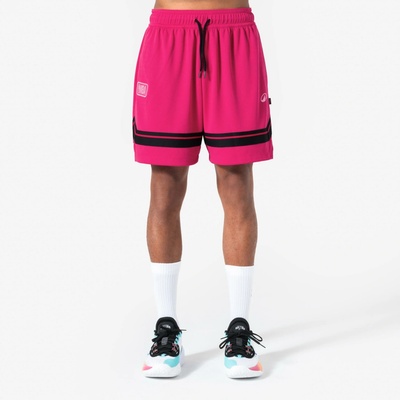 Tarmak Unisex basketbalové šortky NBA SH 900 tmavoružové