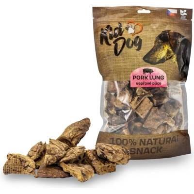 KIDDOG 100% Natural Snack свински бели дробове 4-6 cm/200 g
